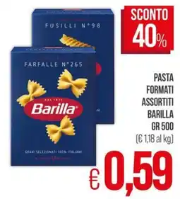 PrestoFresco Pasta formati assortiti Barilla offerta
