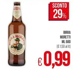 PrestoFresco Birra Moretti offerta