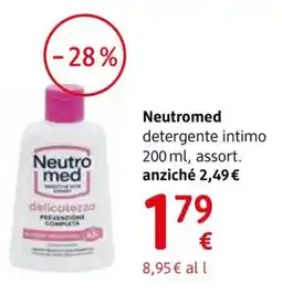 dm drogerie markt Neutromed detergente intimo offerta
