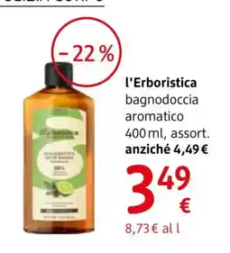 dm drogerie markt l'Erboristica bagnodoccia aromatico offerta