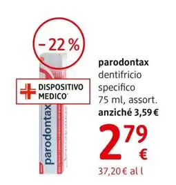 dm drogerie markt parodontax dentifricio specifico offerta