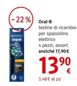 dm drogerie markt Oral-B testine di ricambio per spazzolino elettrico offerta