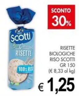 PrestoFresco Risette biologiche Riso Scotti offerta