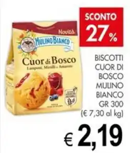 PrestoFresco Biscotti cuor di bosco mulino bianco offerta