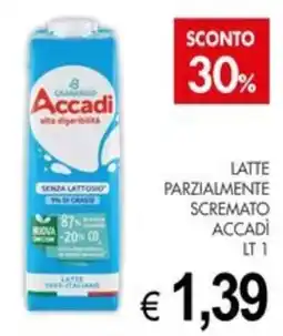 PrestoFresco Latte parzialmente scremato Accadi offerta