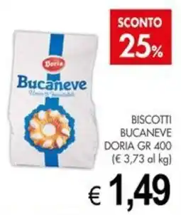 PrestoFresco Biscotti Bucaneve Doria offerta