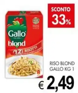 PrestoFresco Riso blond Gallo offerta