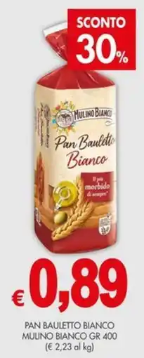 PrestoFresco Pan Bauletto Bianco Mulino Bianco offerta