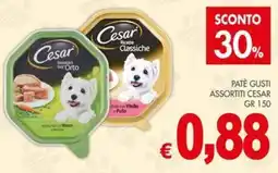PrestoFresco Paté gusti assortiti Cesar offerta