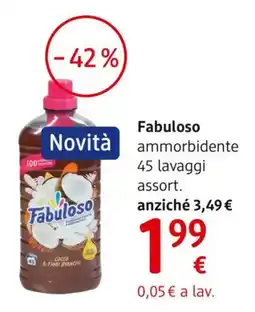 dm drogerie markt Fabuloso ammorbidente offerta
