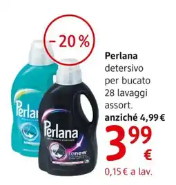dm drogerie markt Perlana detergente per bucato offerta