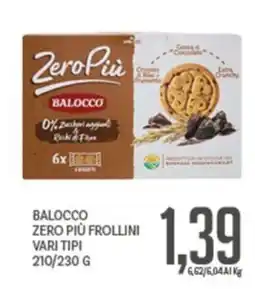 Supermercati Piccolo Balocco Zero Più Frollini offerta