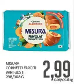 Supermercati Piccolo Misura cornetti farciti vari gusti offerta