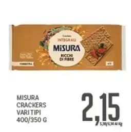 Supermercati Piccolo Misura crackers offerta