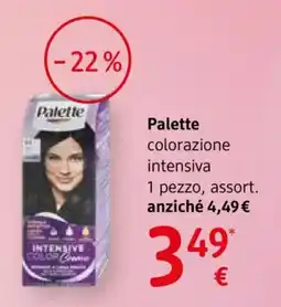 dm drogerie markt Palette colorazione intensiva offerta