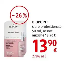 dm drogerie markt Biopoint siero professionale offerta