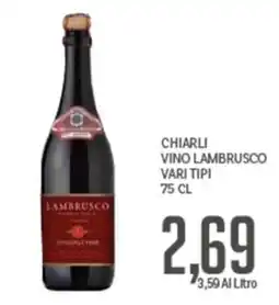 Supermercati Piccolo Lambrusco offerta