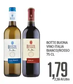 Supermercati Piccolo Botte Buona Vino Italia offerta