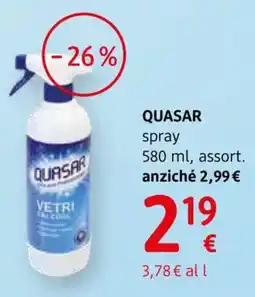 dm drogerie markt Quasar spray offerta