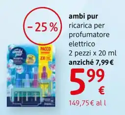 dm drogerie markt ambi pur ricarica per profumatore elettrico offerta