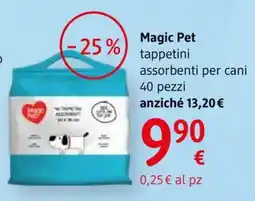 dm drogerie markt Magic Pet tappetini assorbenti per cani offerta
