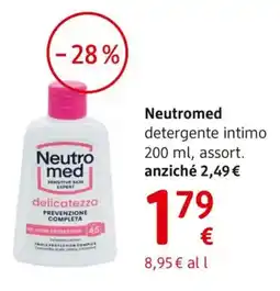 dm drogerie markt Neutromed detergente intimo delicatezza offerta