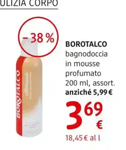 dm drogerie markt Borotalco bagnodoccia in mousse profumato offerta