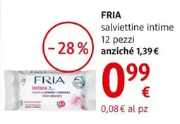 dm drogerie markt Fria salviettine intime offerta
