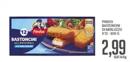 Supermercati Piccolo Findus bastoncini di merluzzo offerta