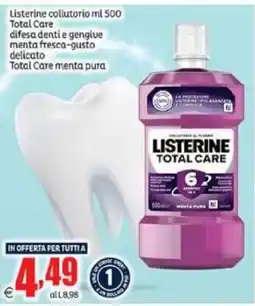 Elite Listerine Total Care offerta