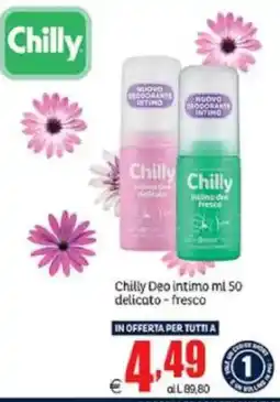 Elite Chilly Deo intimo offerta