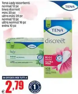 Elite Tena Lady assorbenti discreet offerta