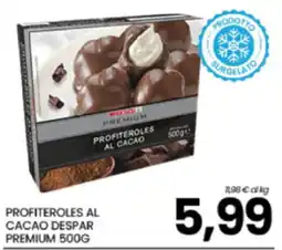 Eurospar Profiteroles al cacao Despar Premium offerta
