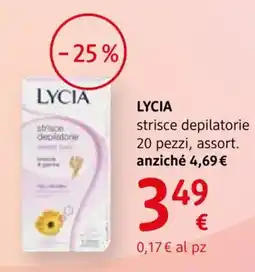 dm drogerie markt Lycia strisce depilatorie offerta