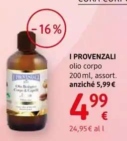 dm drogerie markt I Provenzali olio corpo offerta