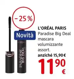 dm drogerie markt L'Oréal Paris Paradise Big Deal mascara volumizzante assort. offerta