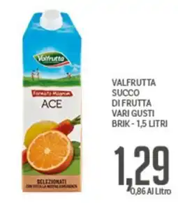 Supermercati Piccolo Valfrutta succo di frutta vari gusti offerta