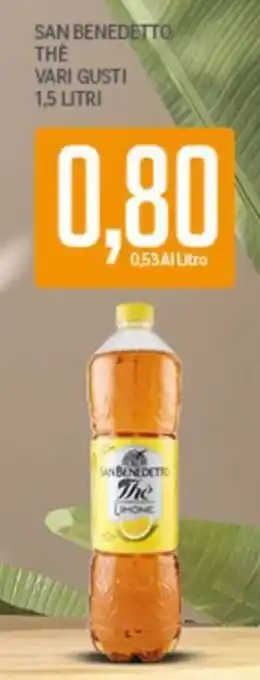 Supermercati Piccolo San Benedetto Thè Limone offerta
