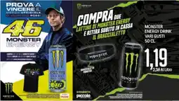 Supermercati Piccolo Monster Energy Drink offerta