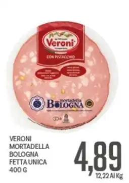 Supermercati Piccolo Veroni mortadella Bologna offerta