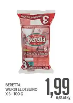 Supermercati Piccolo Beretta wurstel classico offerta