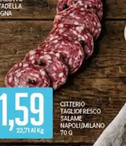 Supermercati Piccolo Citterio salame offerta