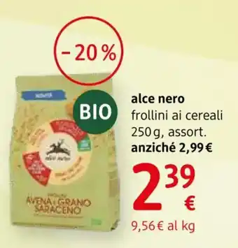 Alce nero frollini ai cereali