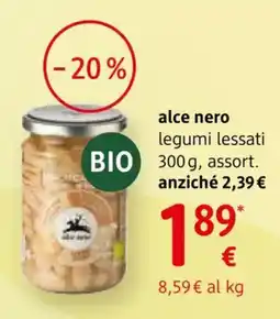 dm drogerie markt alce nero legumi lessati offerta