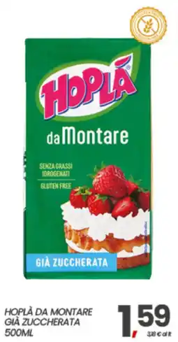Eurospar Hopla da montare già zuccherata offerta
