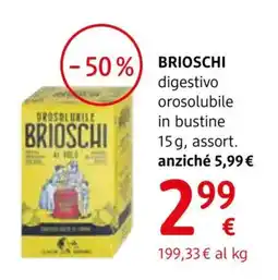 dm drogerie markt Brioschi orosolubile offerta