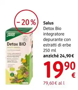 dm drogerie markt Salus Detox Bio offerta