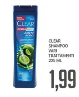 Supermercati Piccolo Clear shampoo vari trattamenti offerta