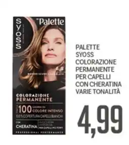 Supermercati Piccolo Palette Syoss colorazione permanente per capelli offerta