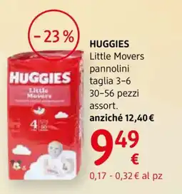 dm drogerie markt Huggies Little Movers offerta